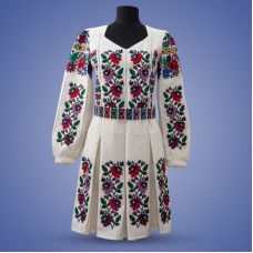 Embroidered dress "Malves"